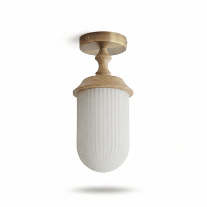 Sylvan Wood Rim Ceiling Lamp