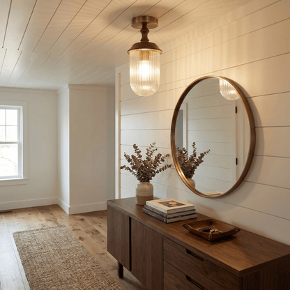 Sylvan Wood Rim Ceiling Lamp