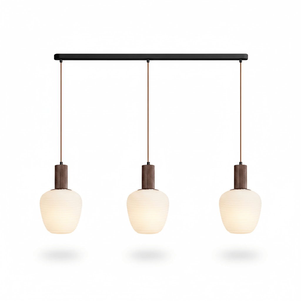 Elowen Fluted Opal Pendant Lamp