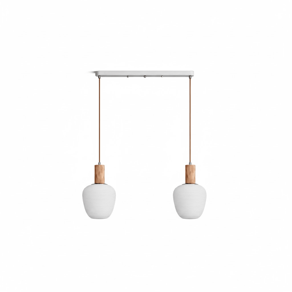 Elowen Fluted Opal Pendant Lamp