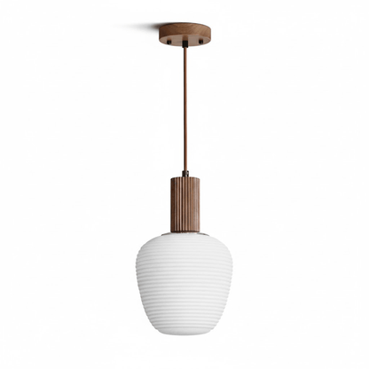 Elowen Fluted Opal Pendant Lamp