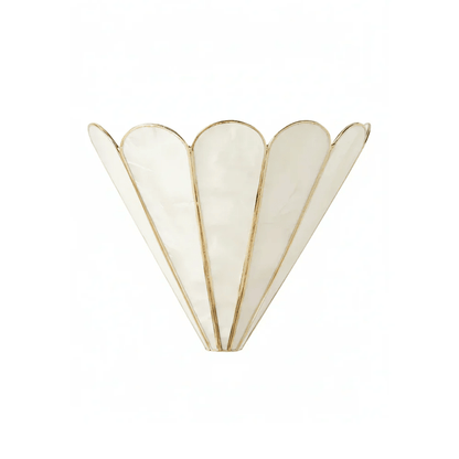 Mica Shell Petal Wall Lamp