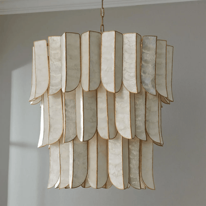Cascara Shell Chandelier