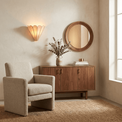 Mica Shell Petal Wall Lamp