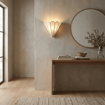 Mica Shell Petal Wall Lamp