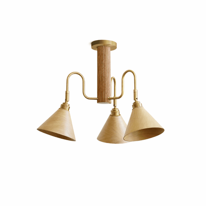 Bravik Wood Chandelier