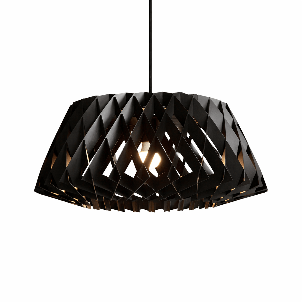 Origami Wood Pendant Lamp