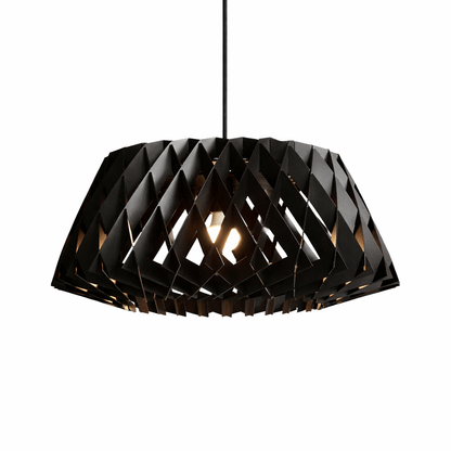 Origami Wood Pendant Lamp