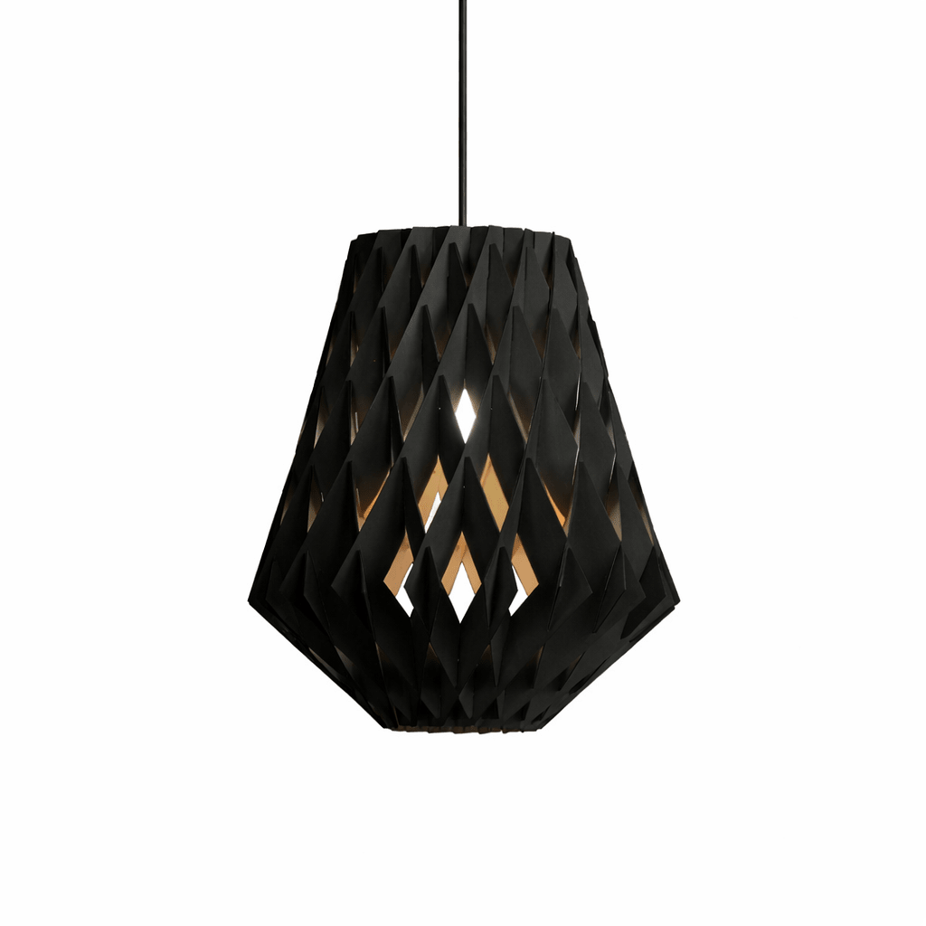 Origami Wood Pendant Lamp