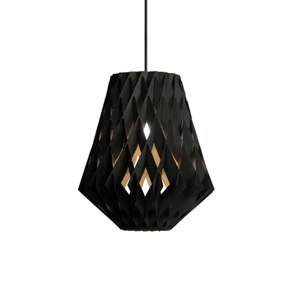 Origami Wood Pendant Lamp