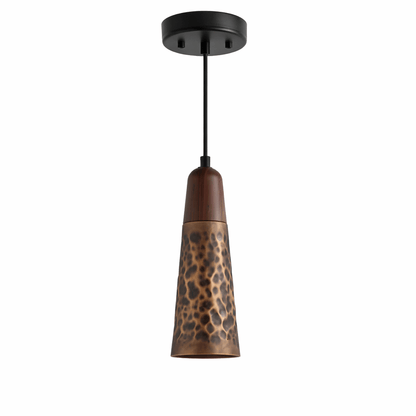 Dravik Hammered Brass Pendant Collection
