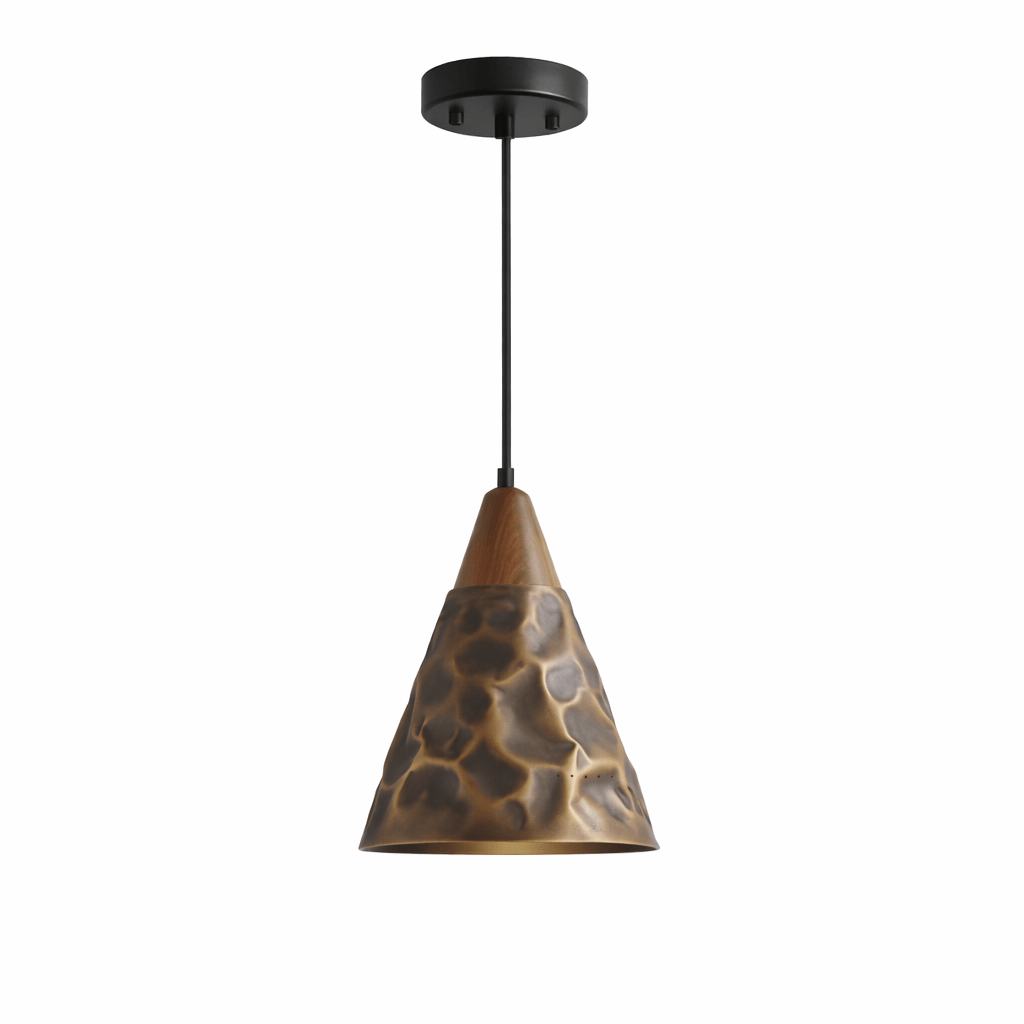 Dravik Hammered Brass Pendant Collection