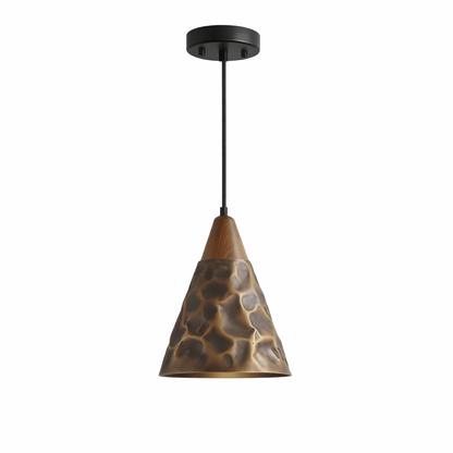 Dravik Hammered Brass Pendant Collection