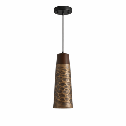 Dravik Hammered Brass Pendant Collection