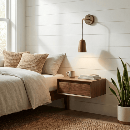 Norvyn Wood Drop Wall Lamp