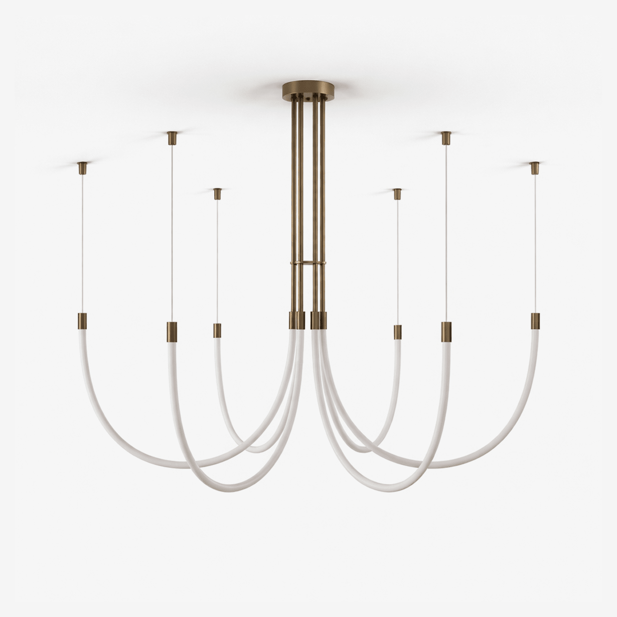 Serpentine Halo Chandelier