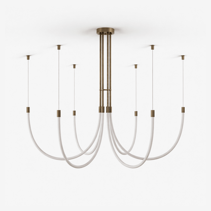 Serpentine Halo Chandelier