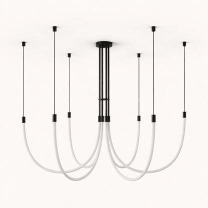 Serpentine Halo Chandelier