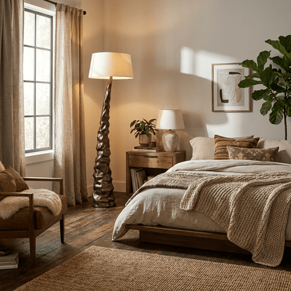 Sculpted Peak Floor Lamp