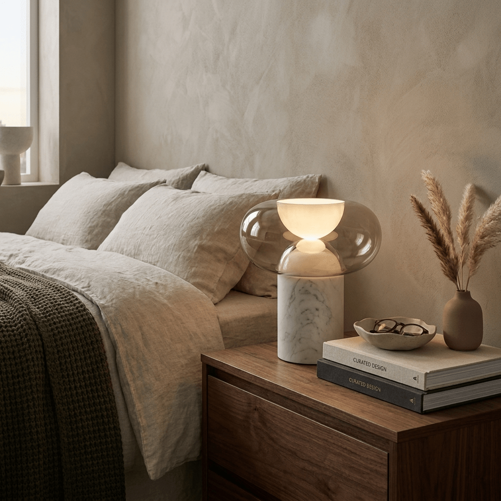 Halo Alabaster Table Lamp