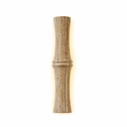 Travertine Column Glow Wall Light
