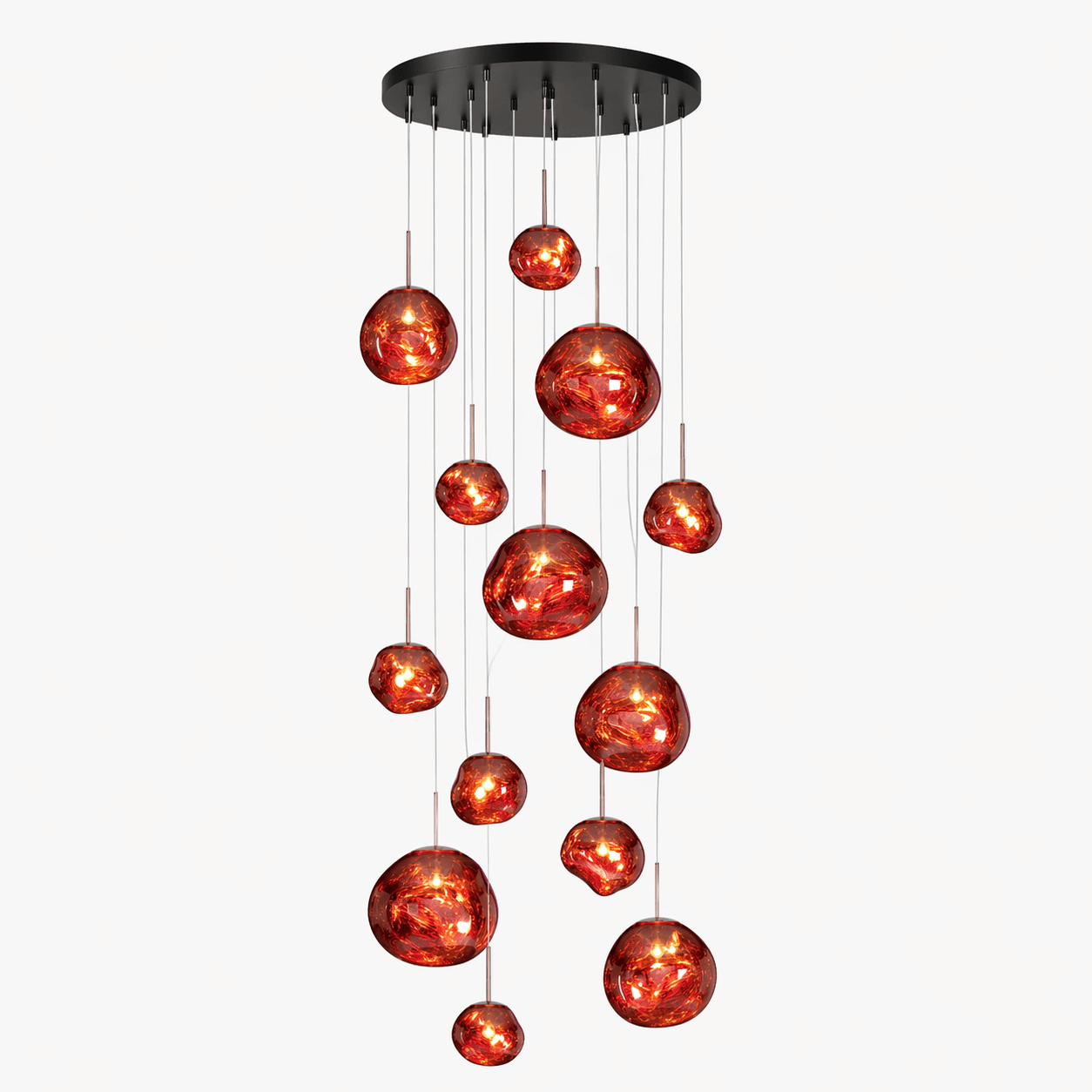 Multi Lava Round Pendant Lamp