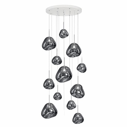Multi Lava Round Pendant Lamp