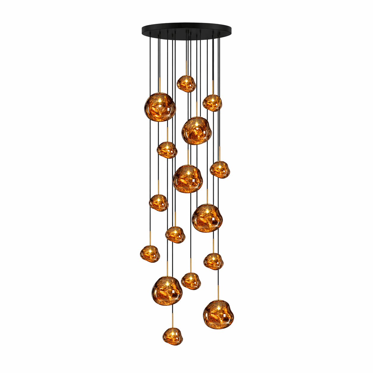 Multi Lava Round Pendant Lamp