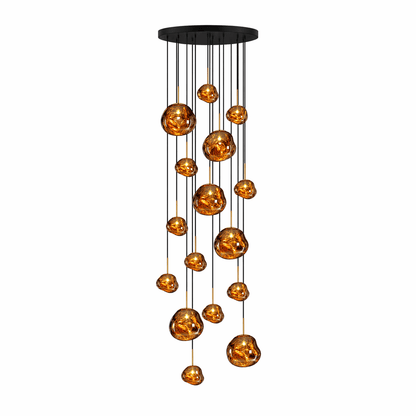 Multi Lava Round Pendant Lamp