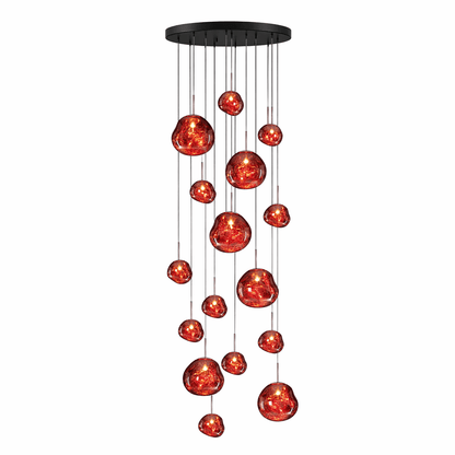 Multi Lava Round Pendant Lamp