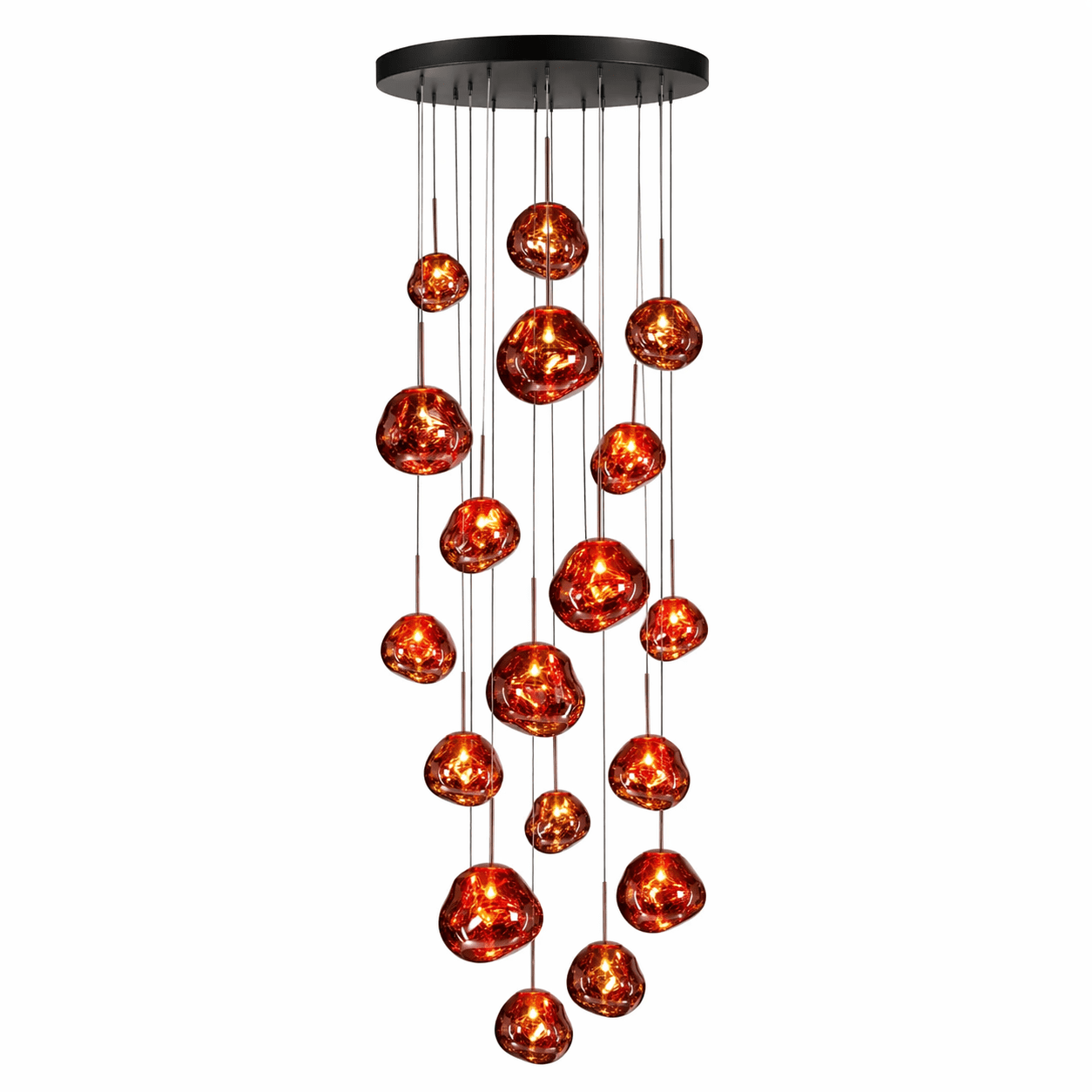 Multi Lava Round Pendant Lamp