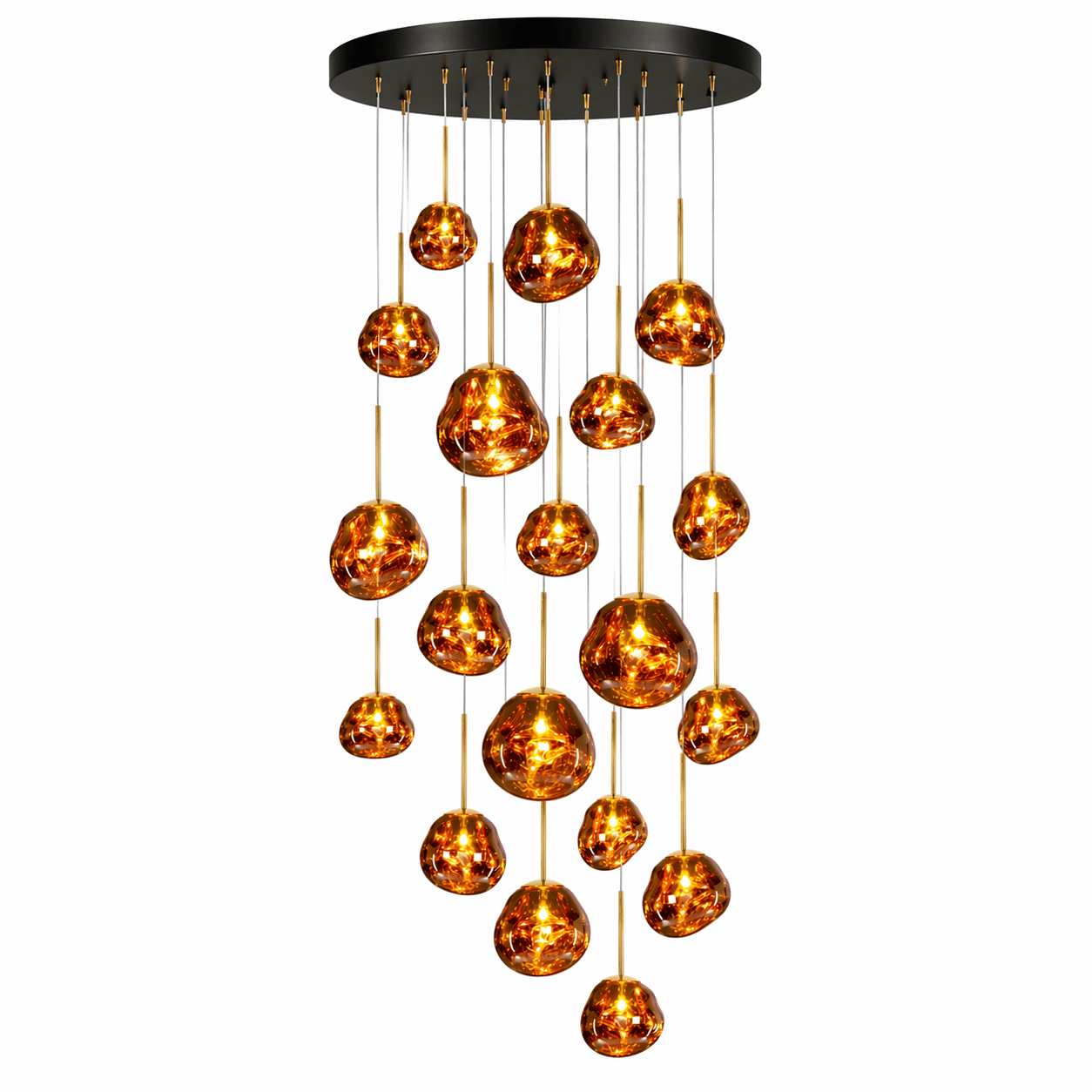 Multi Lava Round Pendant Lamp