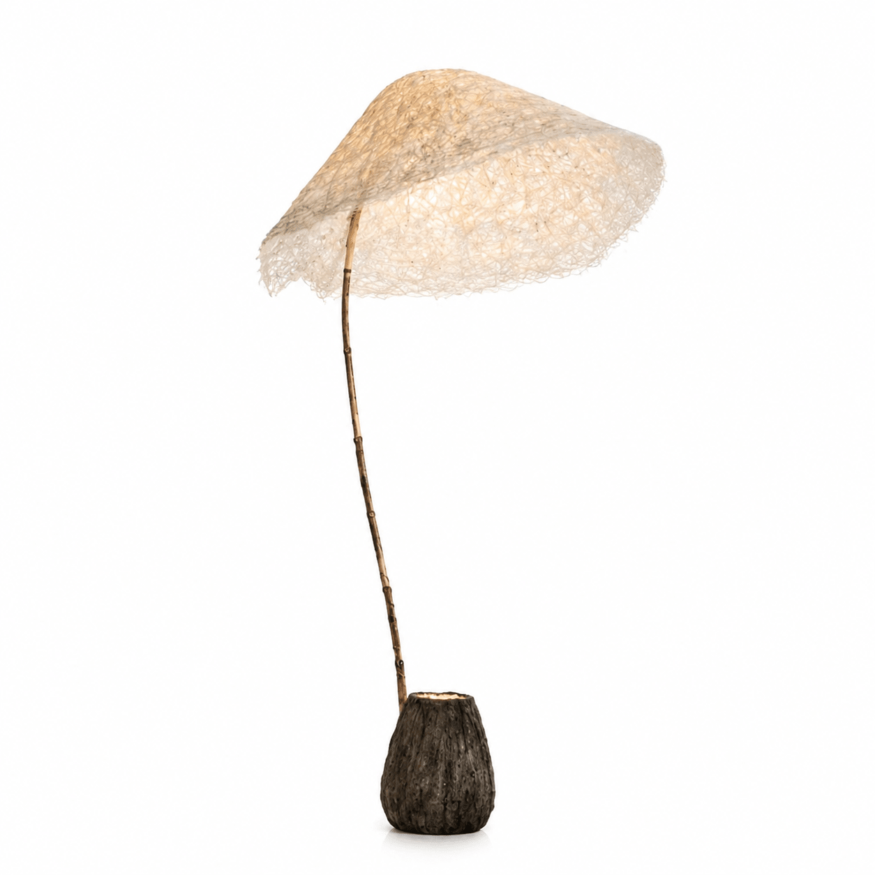 Linen Canopy Floor Lamp