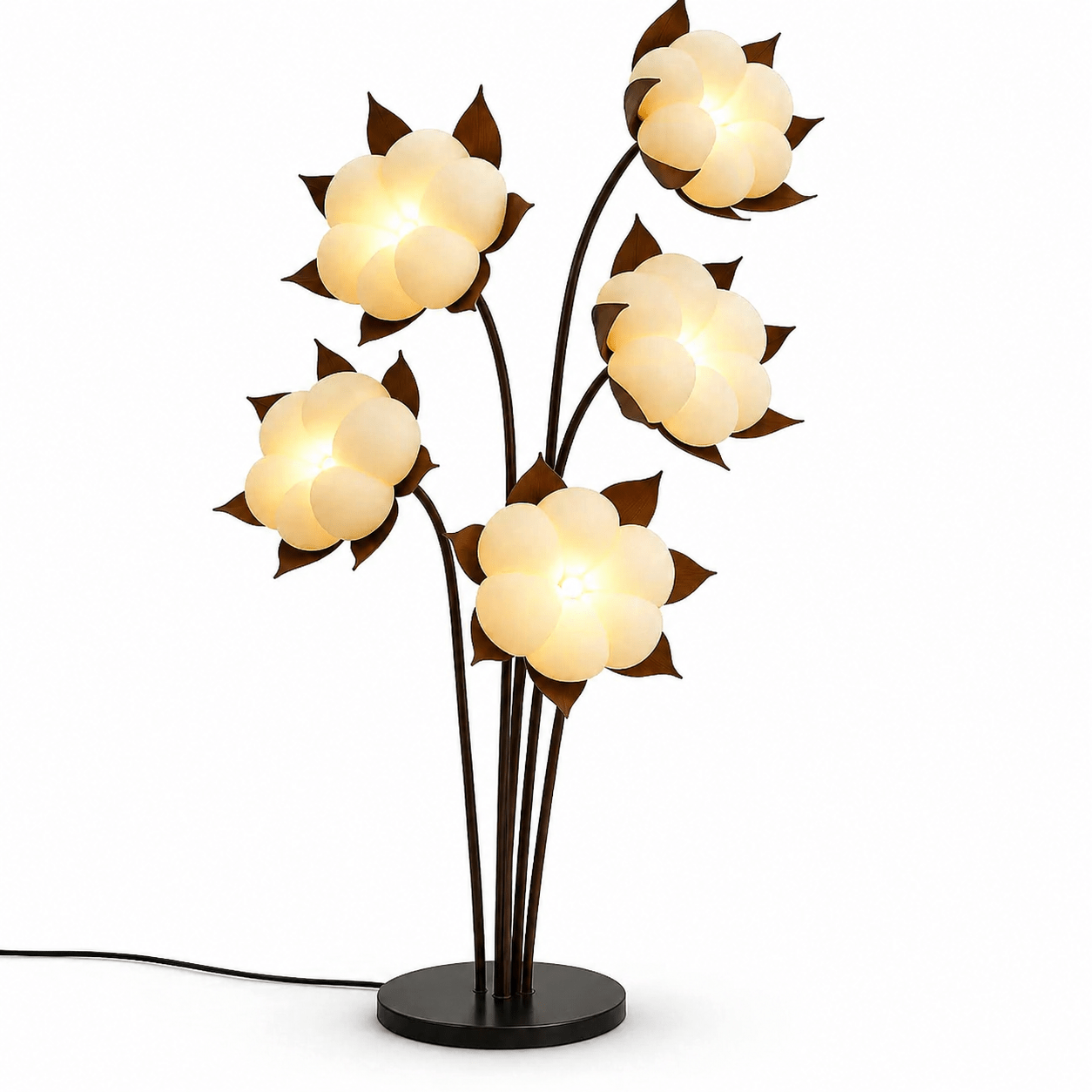 Green Blossom Floor Lamp