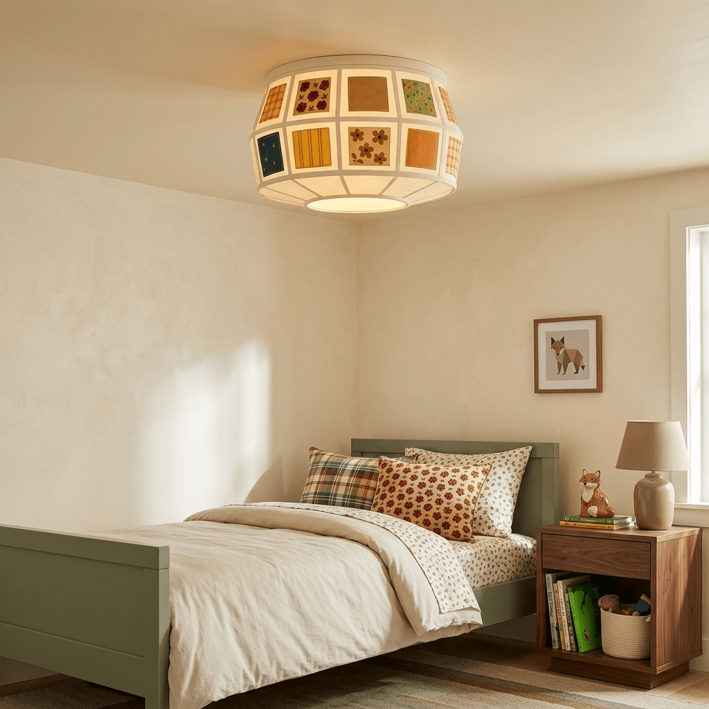 Patchwork Quilt Ceiling Light