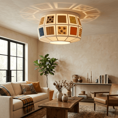 Patchwork Quilt Ceiling Light