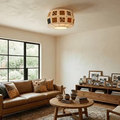 Patchwork Quilt Ceiling Light