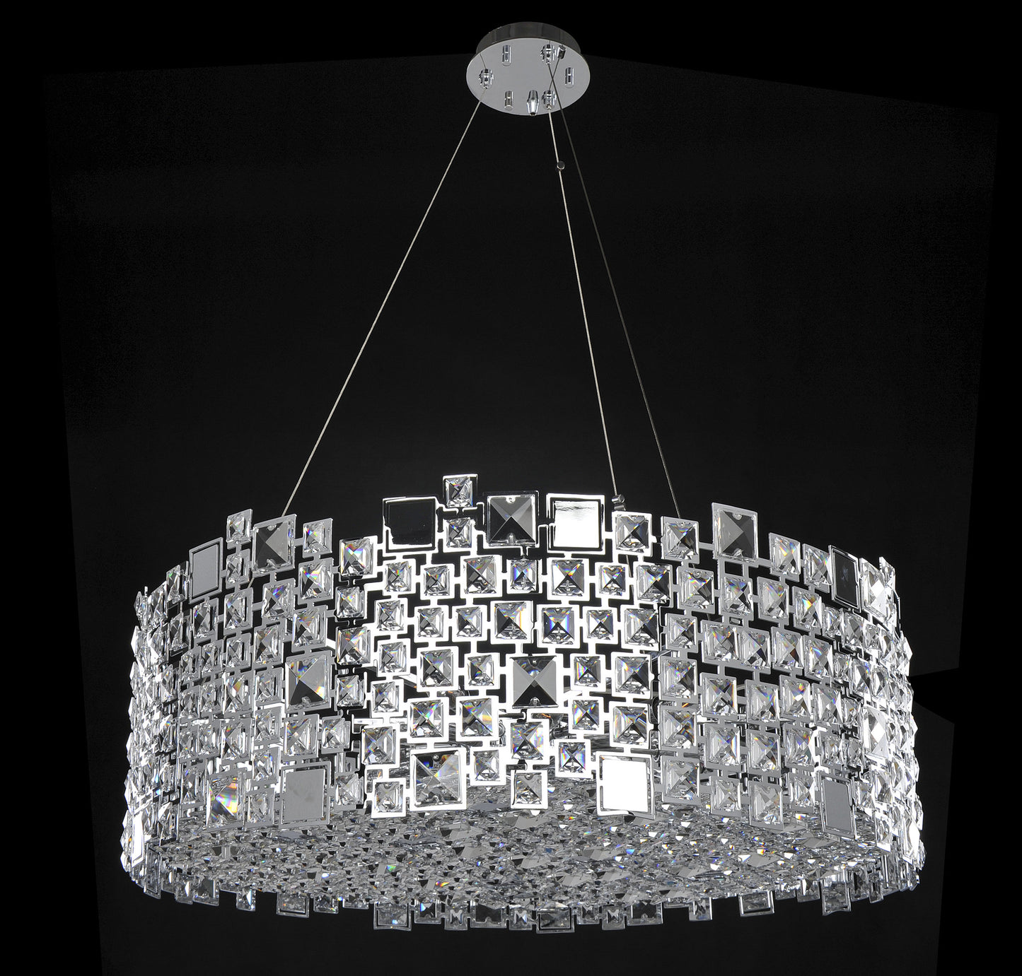 Dolo 12-Light Transitional Large Pendant by AllegriBy Allegri Crystal by Kalco Lighting