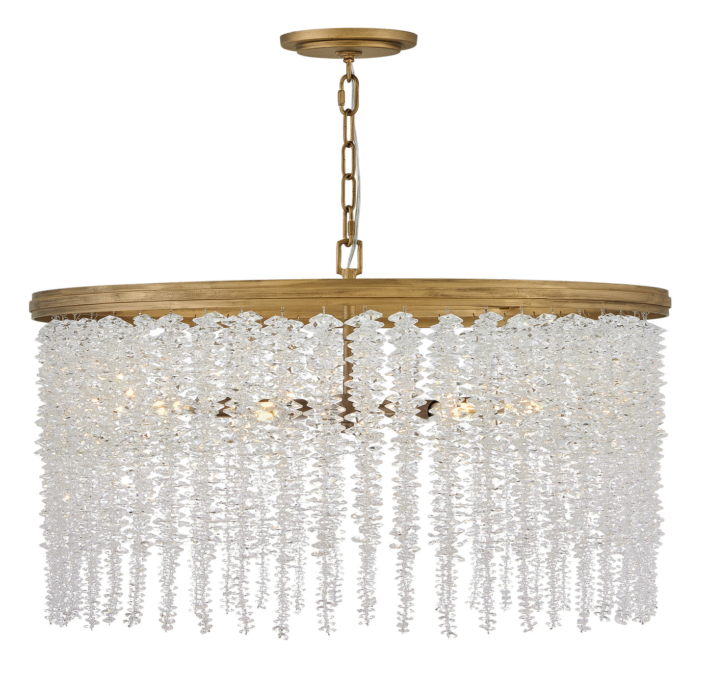Fredrick Ramond Rubina Medium Convertible Chandelier, Burnished GoldBy Hinkley