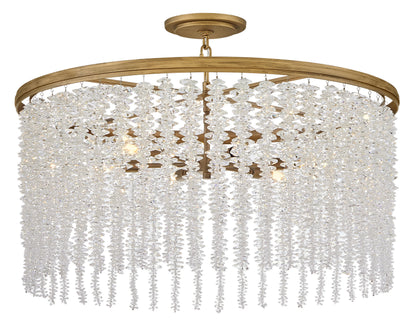 Fredrick Ramond Rubina Medium Convertible Chandelier, Burnished GoldBy Hinkley