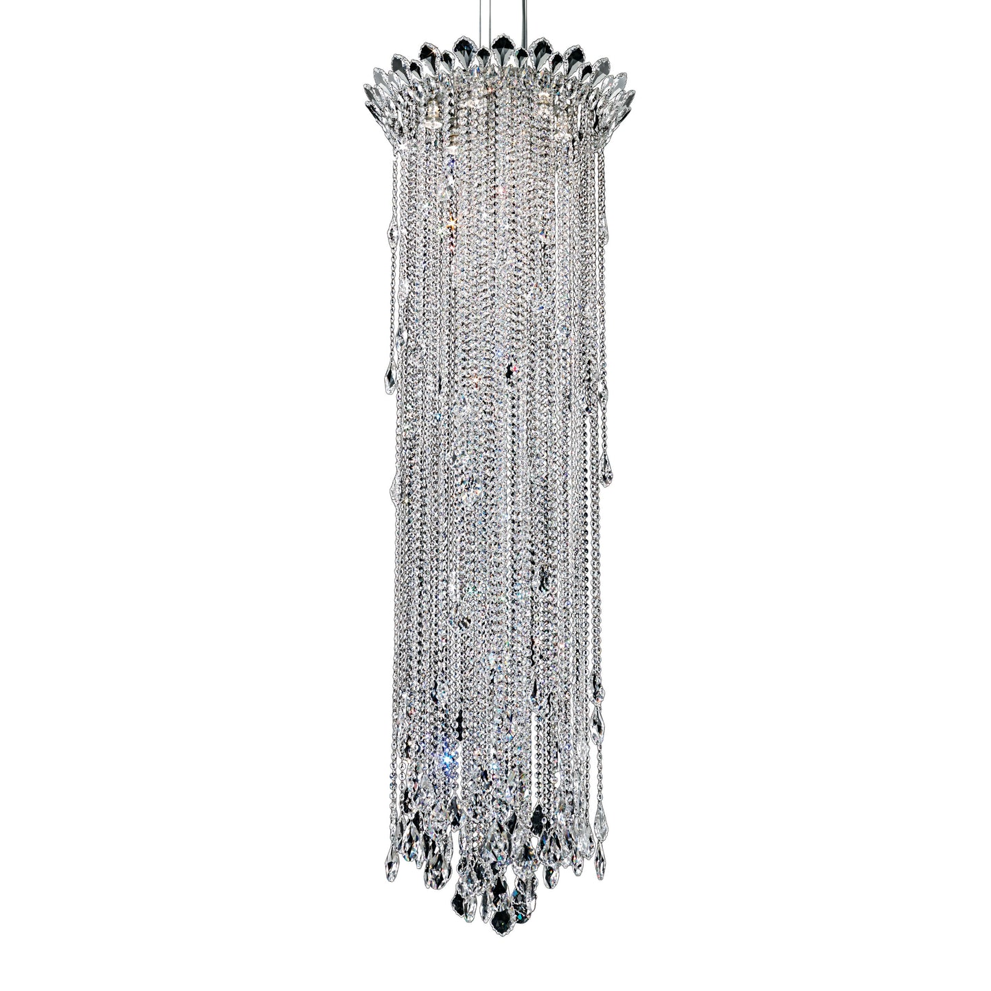 Schonbek Tr2413N-401H 6 Light Crystal Pendant, Polished Stainless SteelBy Schonbek