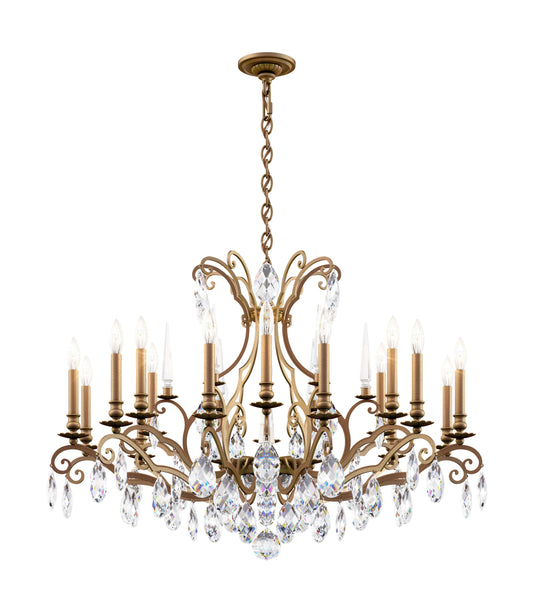 Schonbek Rn3892N-23H 18 Light Crystal Chandelier, Etruscan GoldBy Schonbek