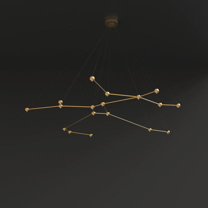 18 - Light Unique Geometric Chandelier