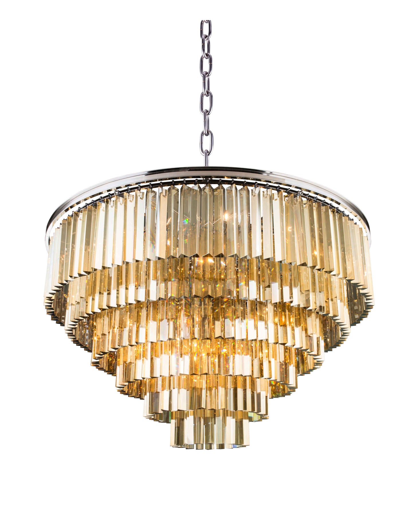 Elegant 1201 Sydney Collection Chandelier, Polished NickelBy Elegant Furniture & Lighting