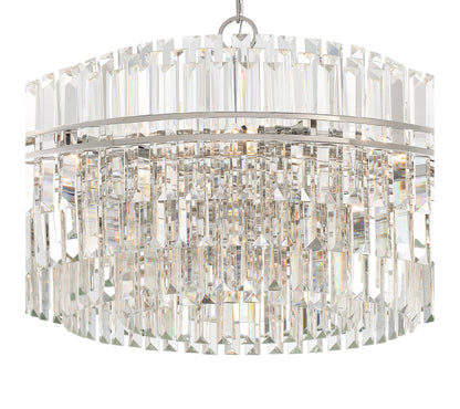 Hayes 32-Light Polished Nickel ChandelierBy Crystorama Lighting