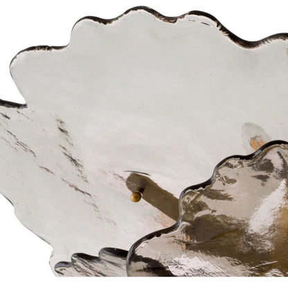 Glass Petals Chandelier, Eichholtz Florina, Smoke GlassBy OROA - Furniture
