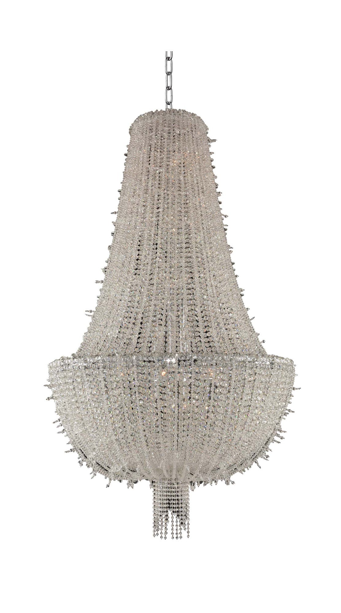 Cielo 38x69" 20-Light Modern Large Pendants by AllegriBy Allegri Crystal by Kalco Lighting