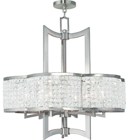 Grammercy Chandelier - Hand Painted Palacial Bronze, 10By Livex Lighting Inc.