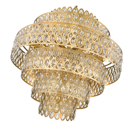 Z-Lite 822P32-HB 17 Light Pendant, Heirloom BrassBy Z-LIte