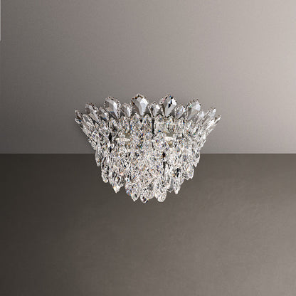 Schonbek Tr1201N-401H 4 Light Crystal Semi-Flush, Polished Stainless SteelBy Schonbek